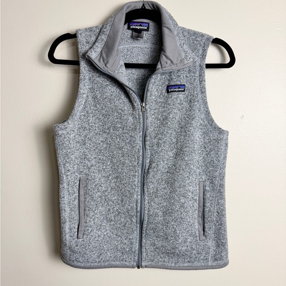 Patagonia heather grey zip up vest size small - Picture 3 of 6